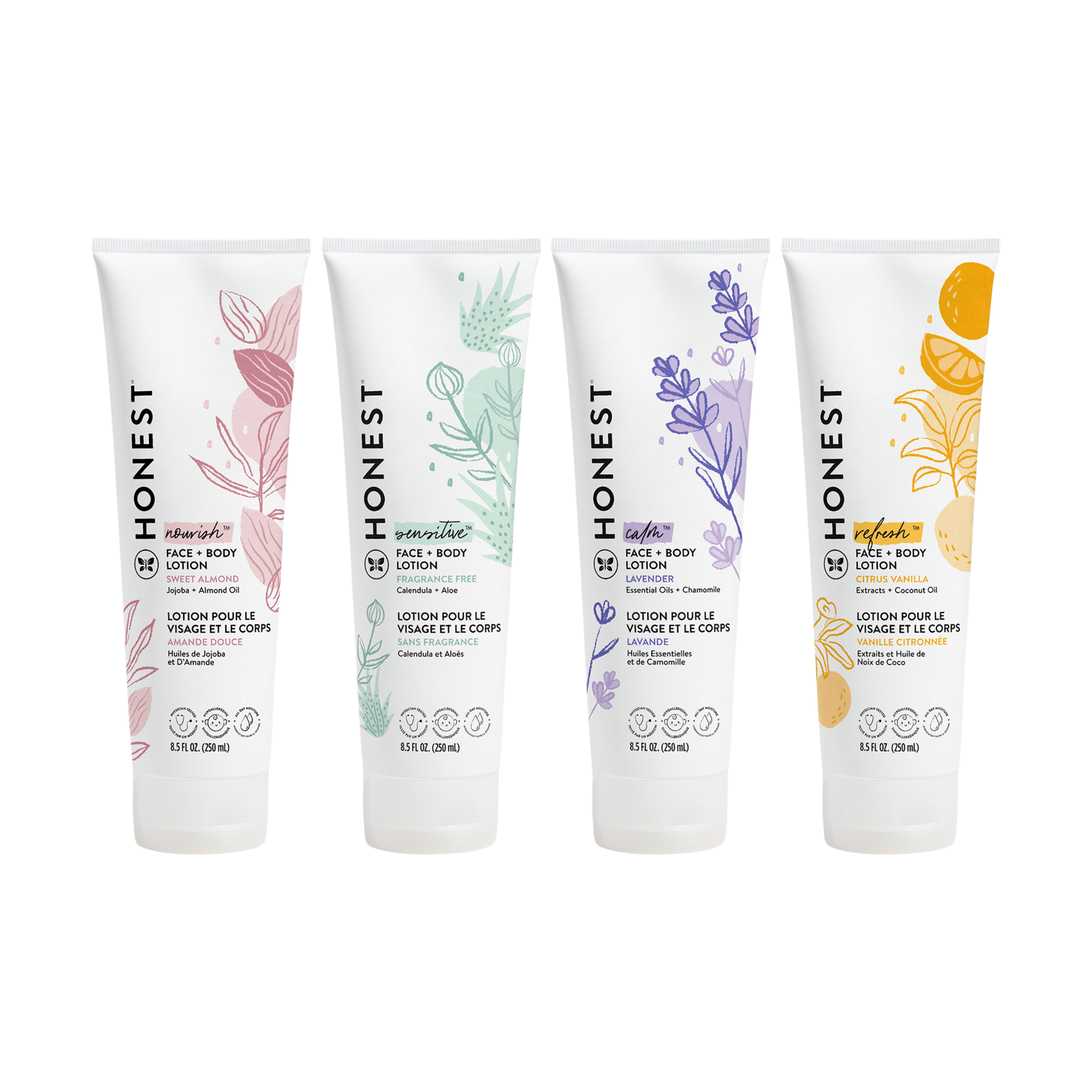 The Honest Company Face & Body Lotion - Calm (Lavender), 8.5 Fl Oz.