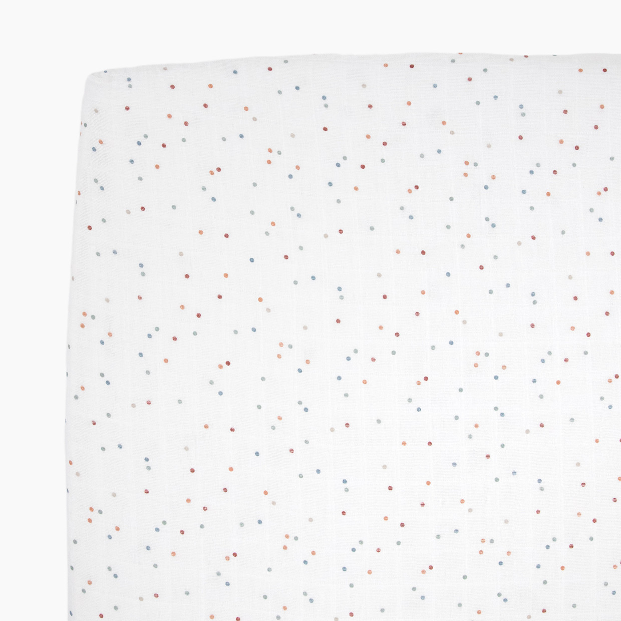 Little Unicorn Cotton Muslin Crib Sheet - Dots.