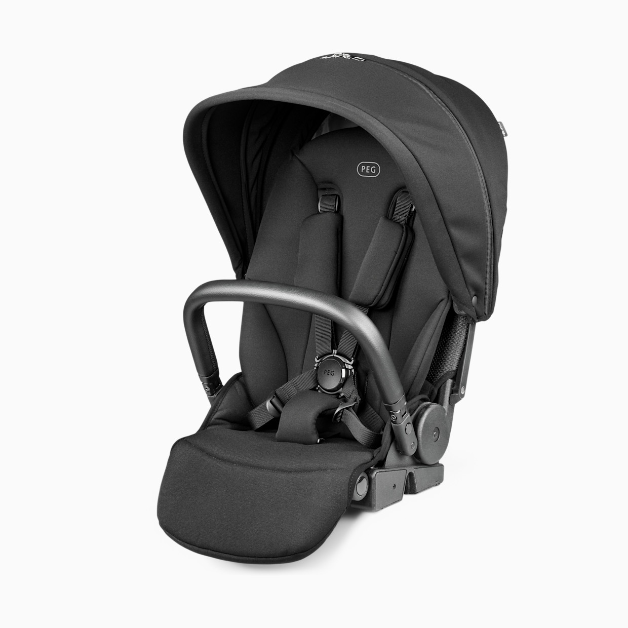 Peg Perego PEG City Loop Full-Size Reversible Stroller Seat - True Black.