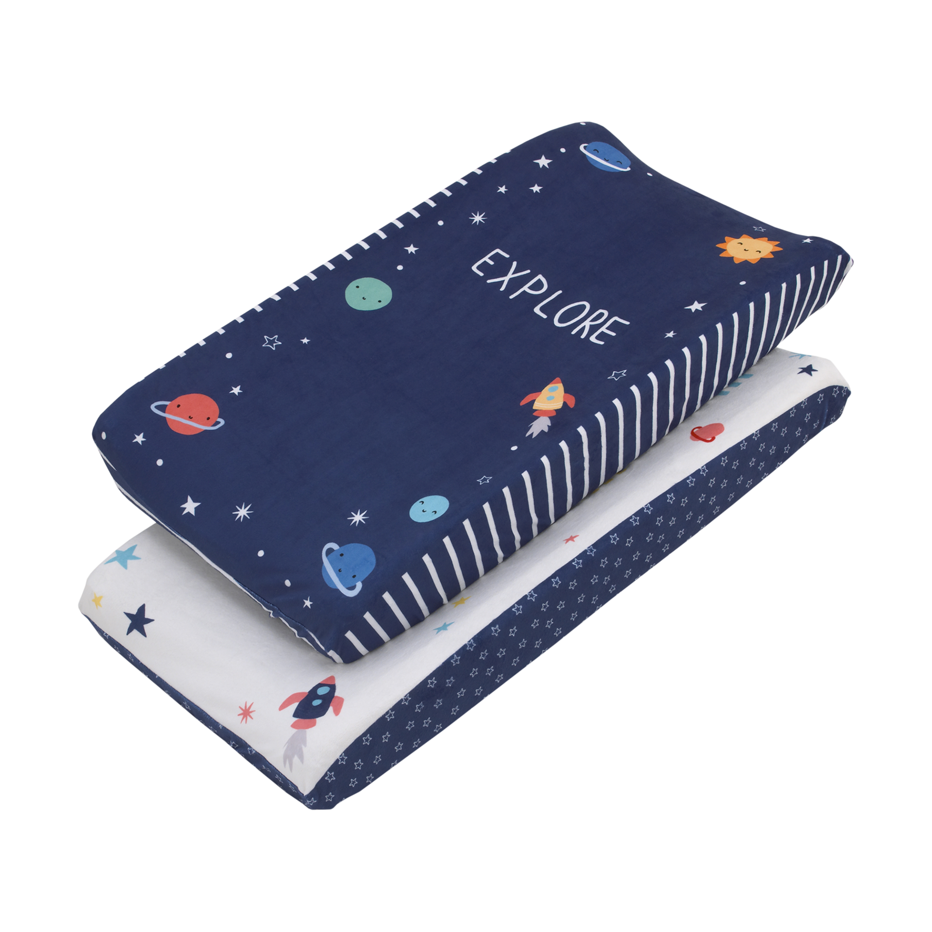 NoJo Baby Changing Pad Covers (2 Pack) Love You To The Moon