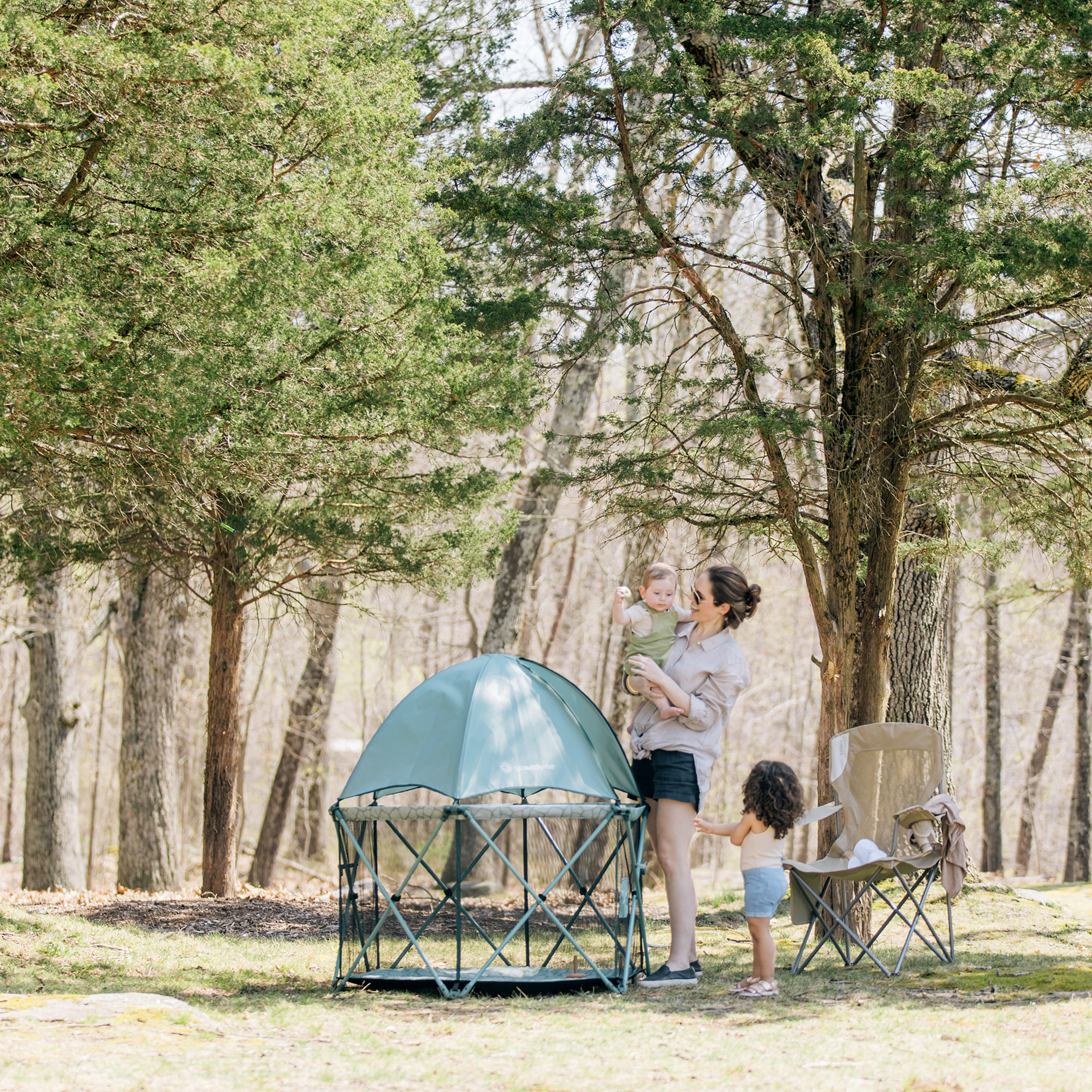 Baby Delight Go With Me Eclipse Deluxe Portable Playard - Garden Green.