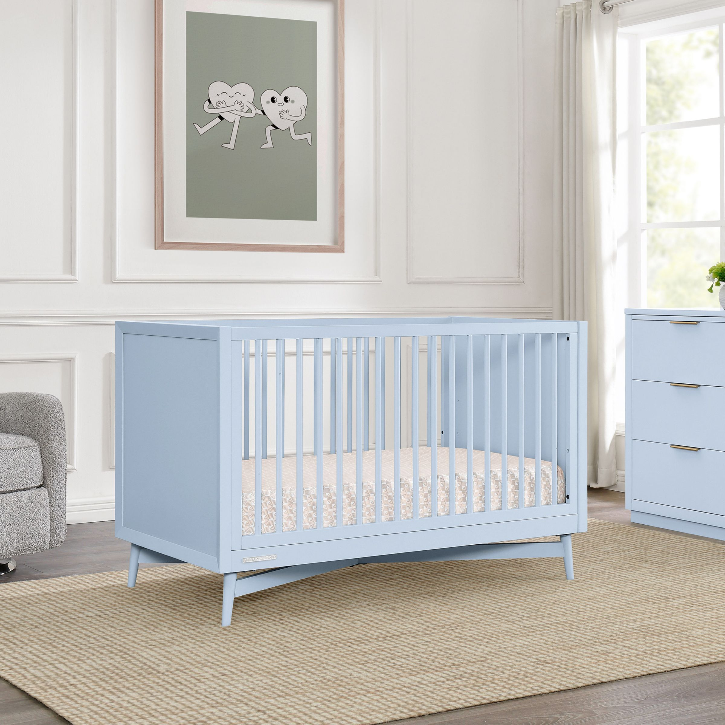 Delta Children Dylan 4-in-1 Convertible Crib.