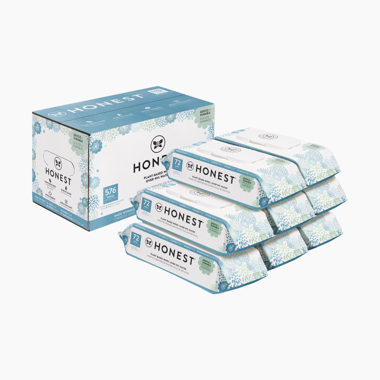 The Honest Company Baby Wipes - Classic, 576 Count.