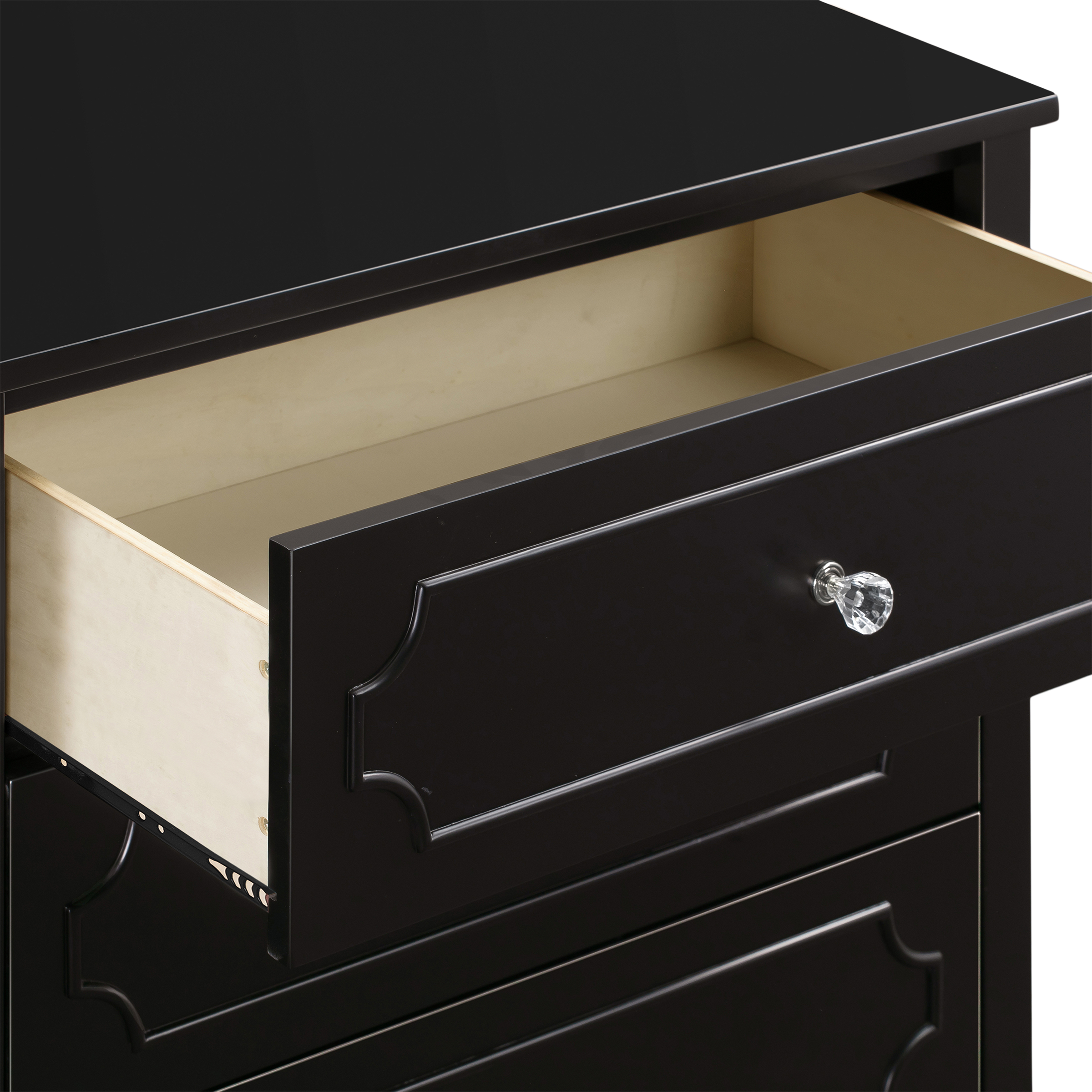 daVinci Chloe Regency 3-Drawer Dresser - Ebony.