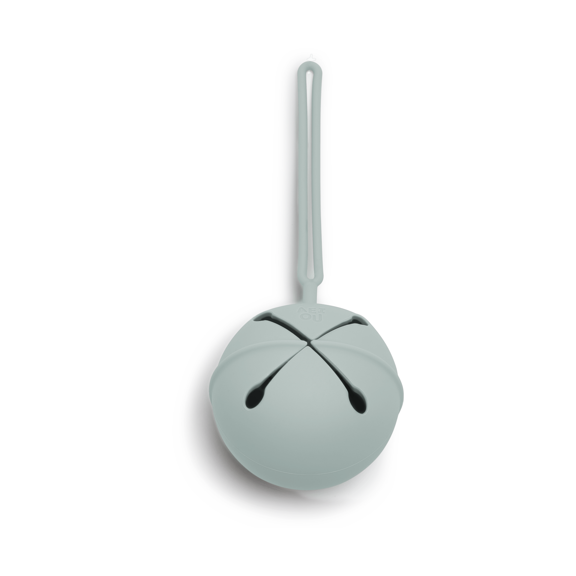 AEIOU Silicone Pacifier Pouch - Sage.