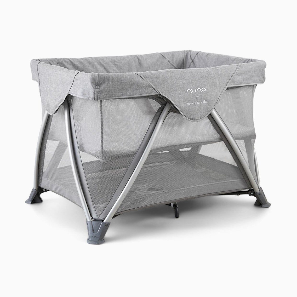Nuna SENA aire Playard - Pottery Barn Kids Exclusive - Broken Arrow Frost.