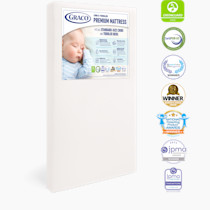 Graco Premium Foam Crib and Toddler Mattress White Babylist Shop