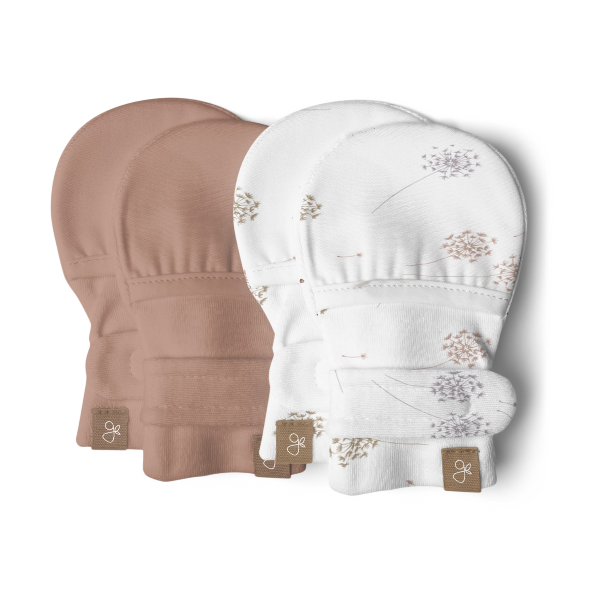 Goumi Kids Stay-On Baby Mitts (2 pack).