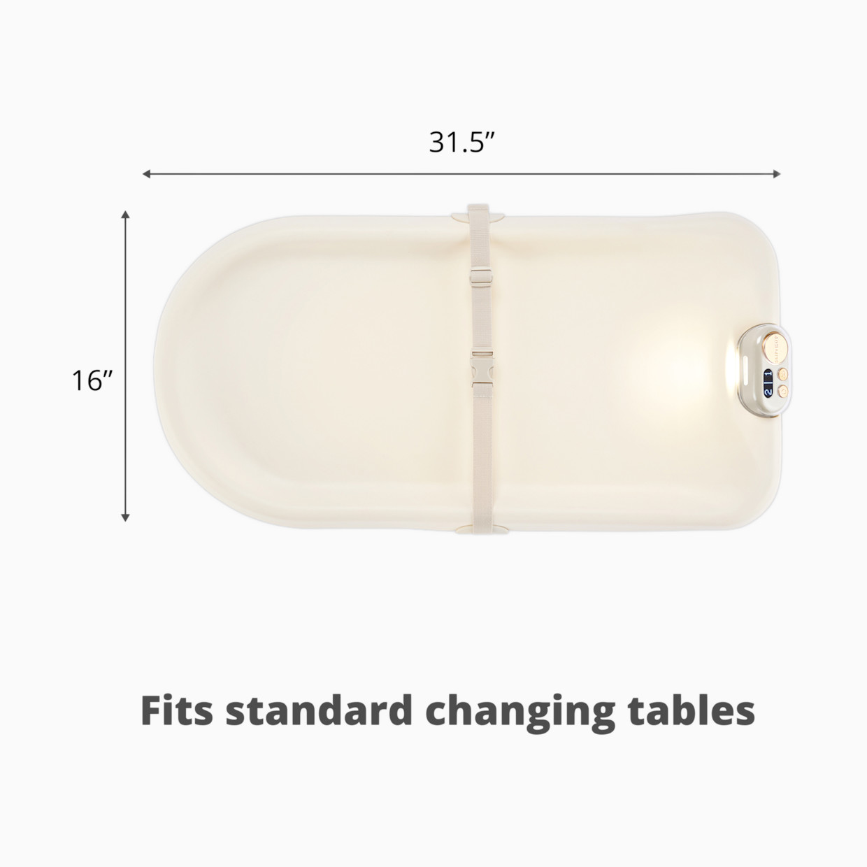 Skip Hop Nursery Style Light-Up Changing Pad.