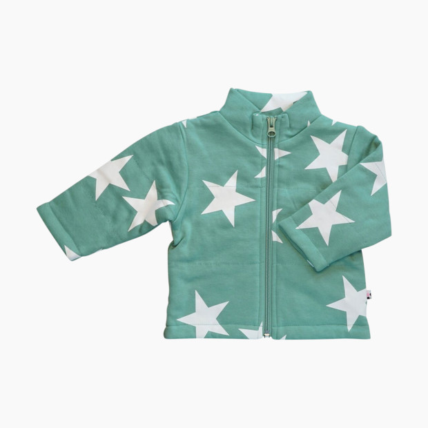 Babysoy Organic Cotton Star Bomber - Dragonfly, 0-6 Months.