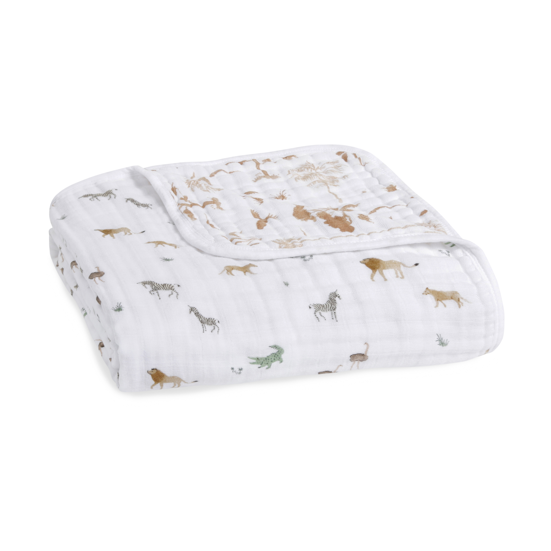 Aden + Anais Organic Muslin Dream Blanket Safari Dreams Babylist Shop
