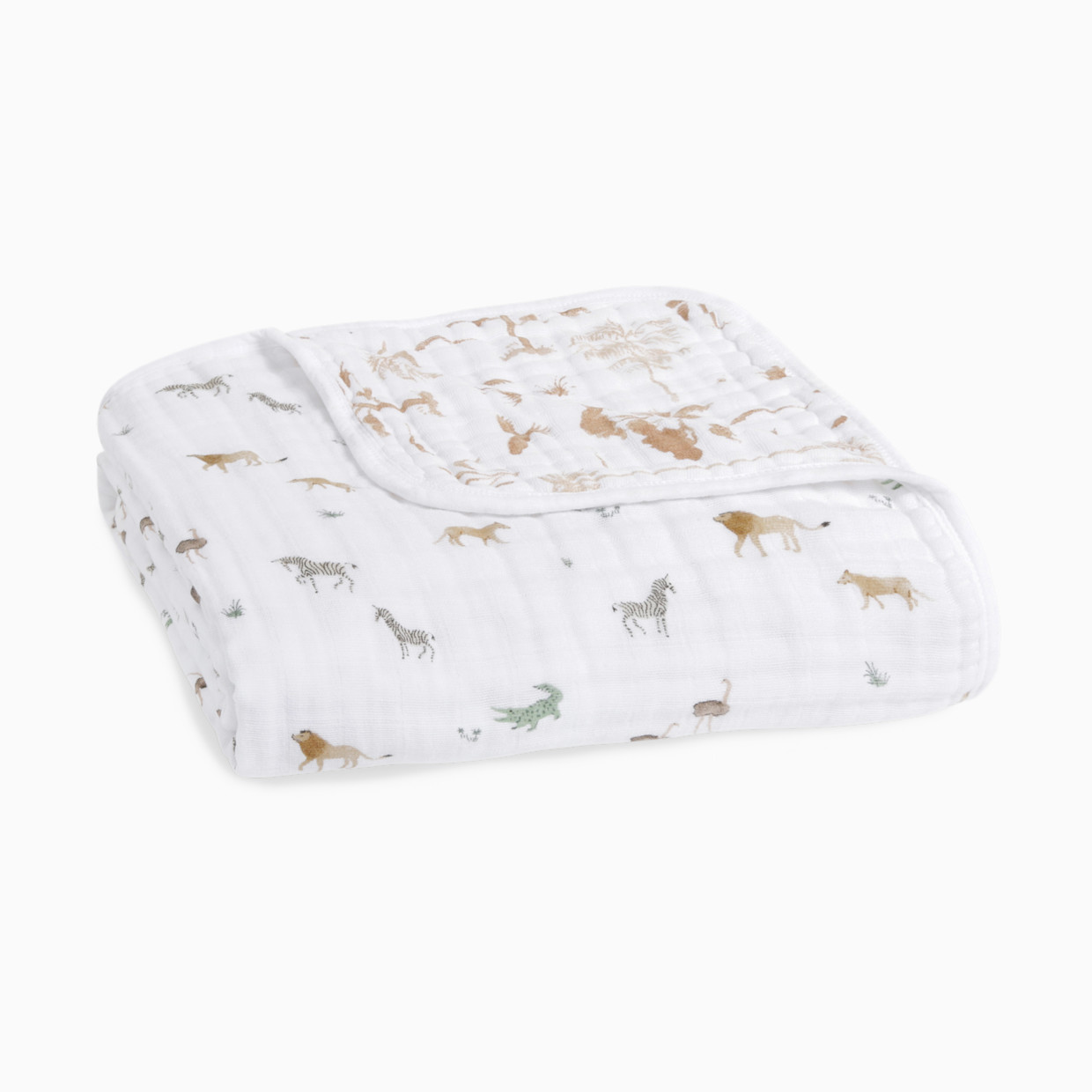Aden + Anais Organic Muslin Dream Blanket - Safari Dreams.