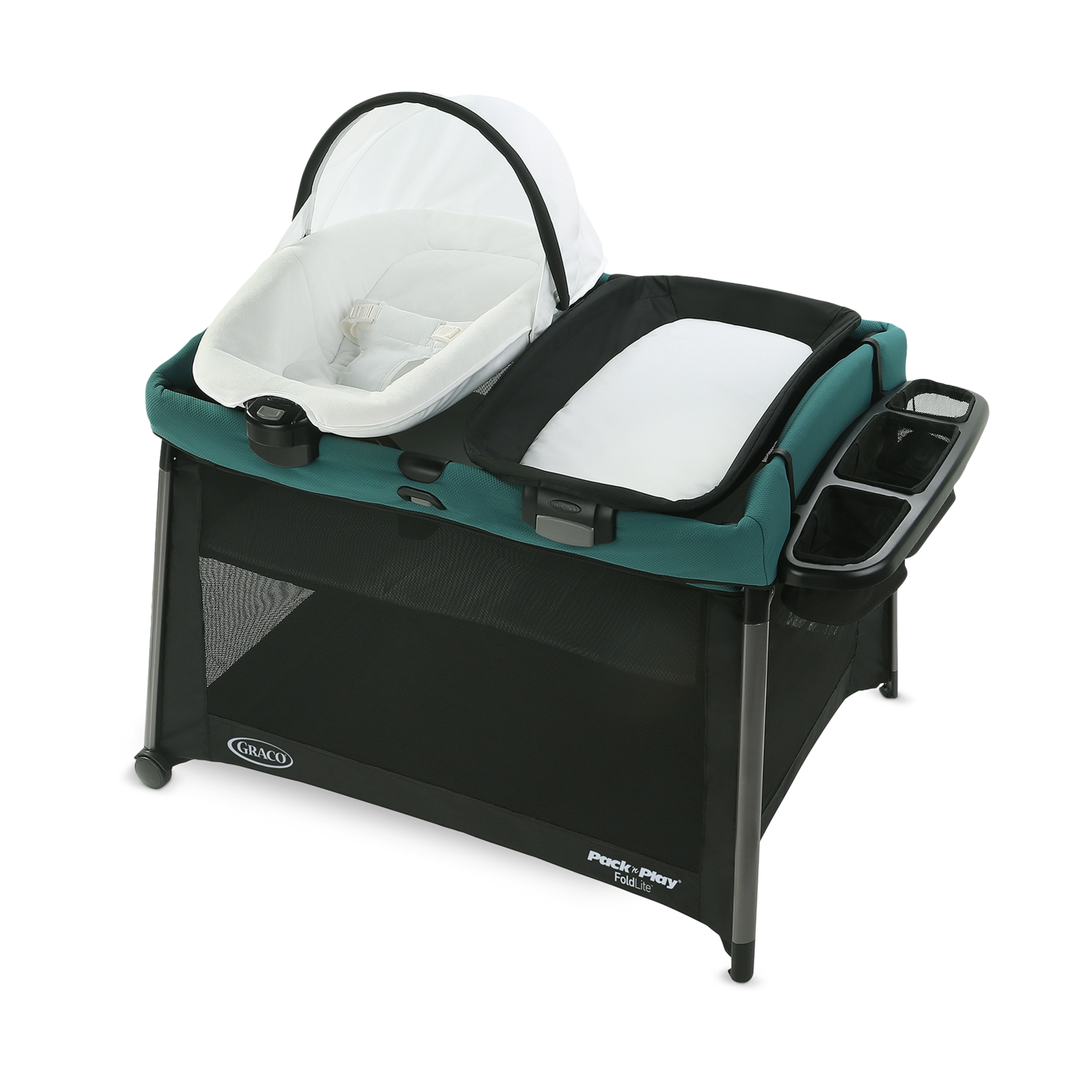 Graco Pack 'n Play FoldLite Playard | Lightweight Travel Pack 'n Play with Easy, Compact Fold, Remi