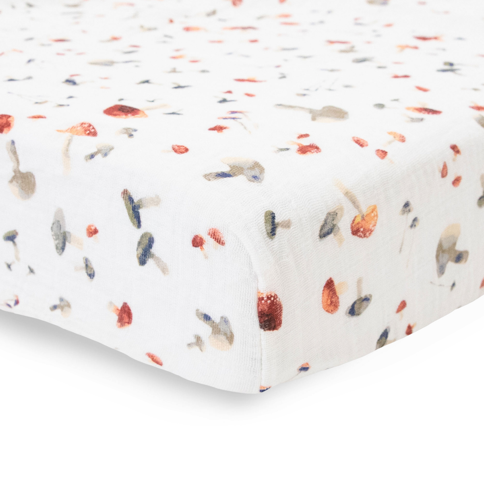Little Unicorn Cotton Muslin Crib Sheet.