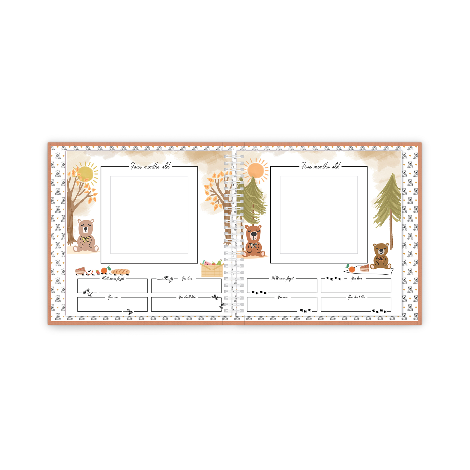 Lucy Darling Luxury Memory Book - Teddy Bear's Picnic.