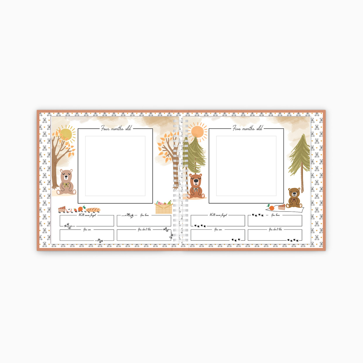 Lucy Darling Luxury Memory Book - Teddy Bear's Picnic.