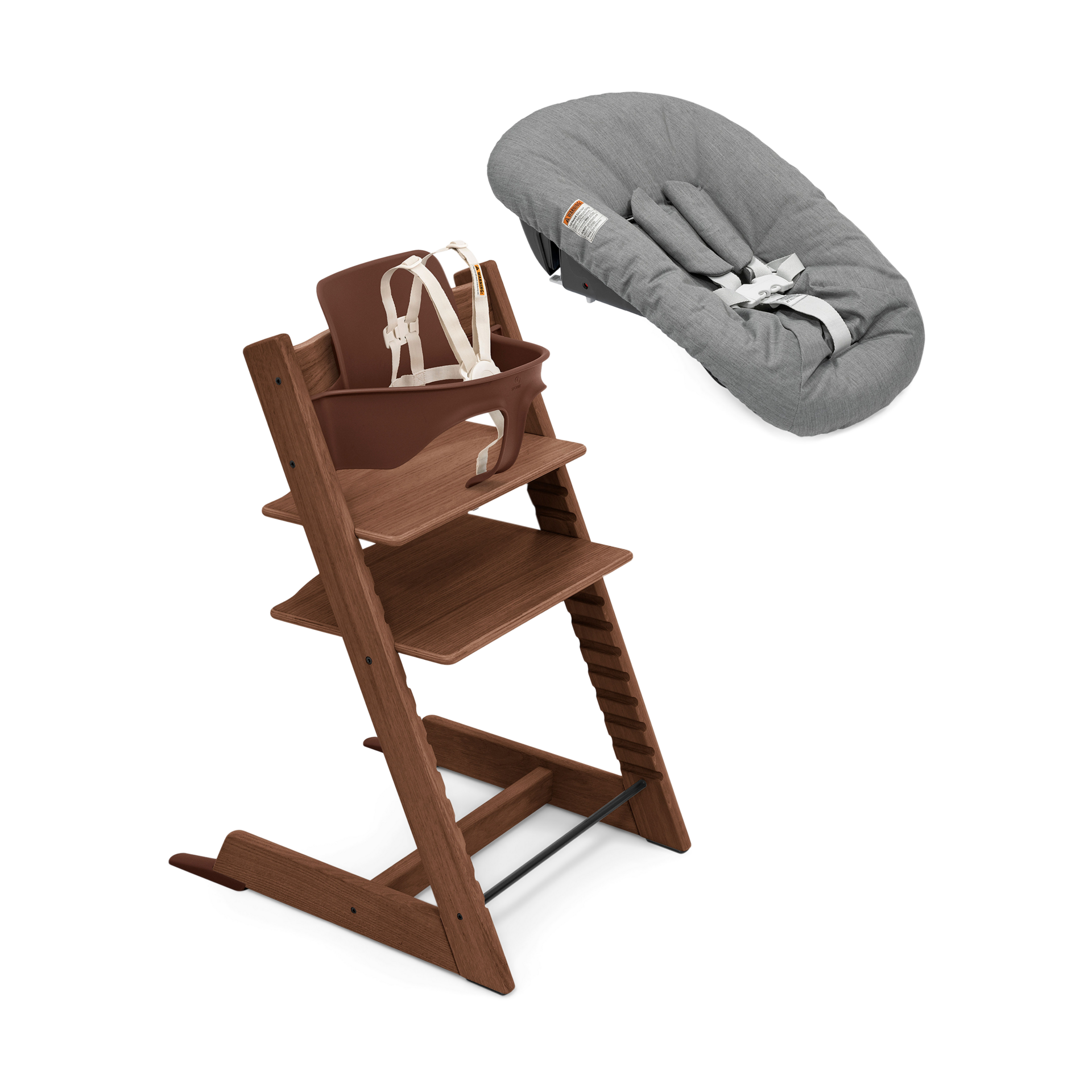 Stokke Tripp Trapp High Chair² + Newborn Set - Oak Brown