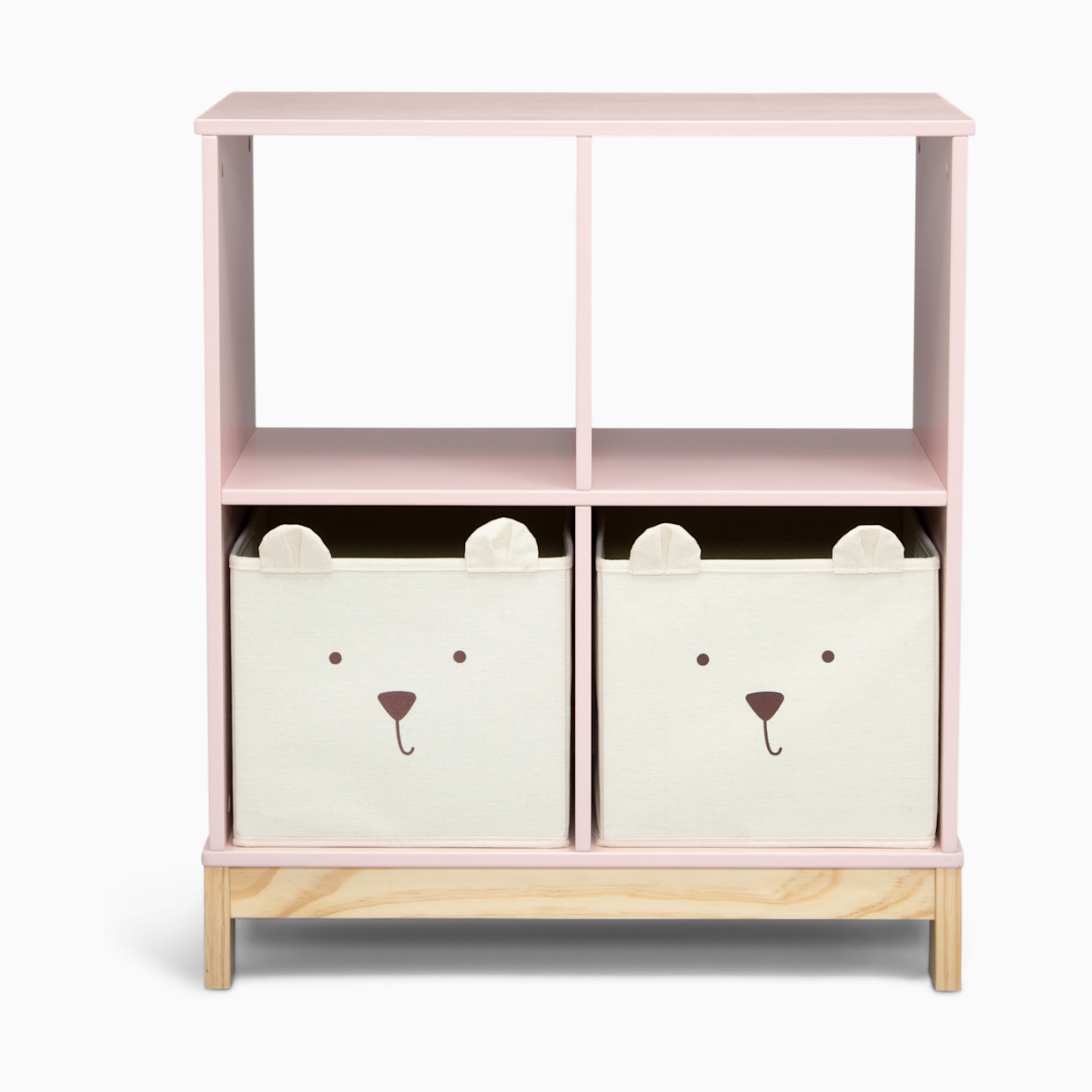 Delta Children babyGap Brannan Bear Bookcase with Bins - Blush.