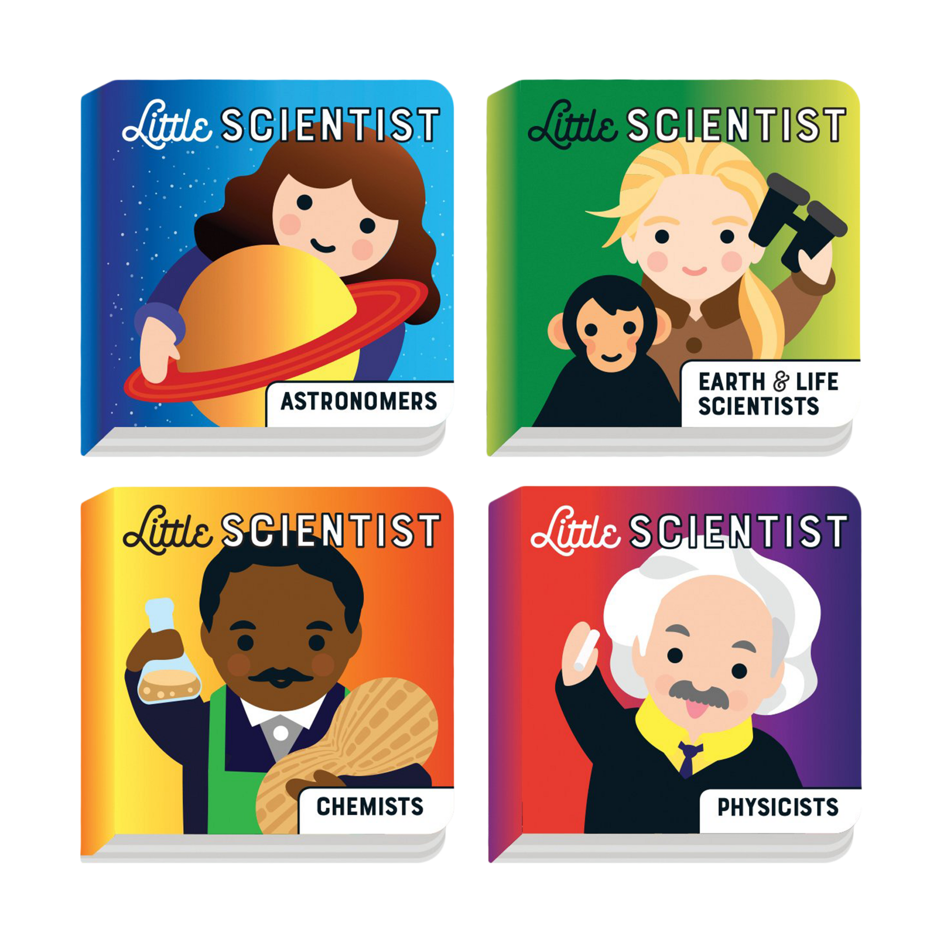 Chronicle Books Little Scientist Board Book Set.