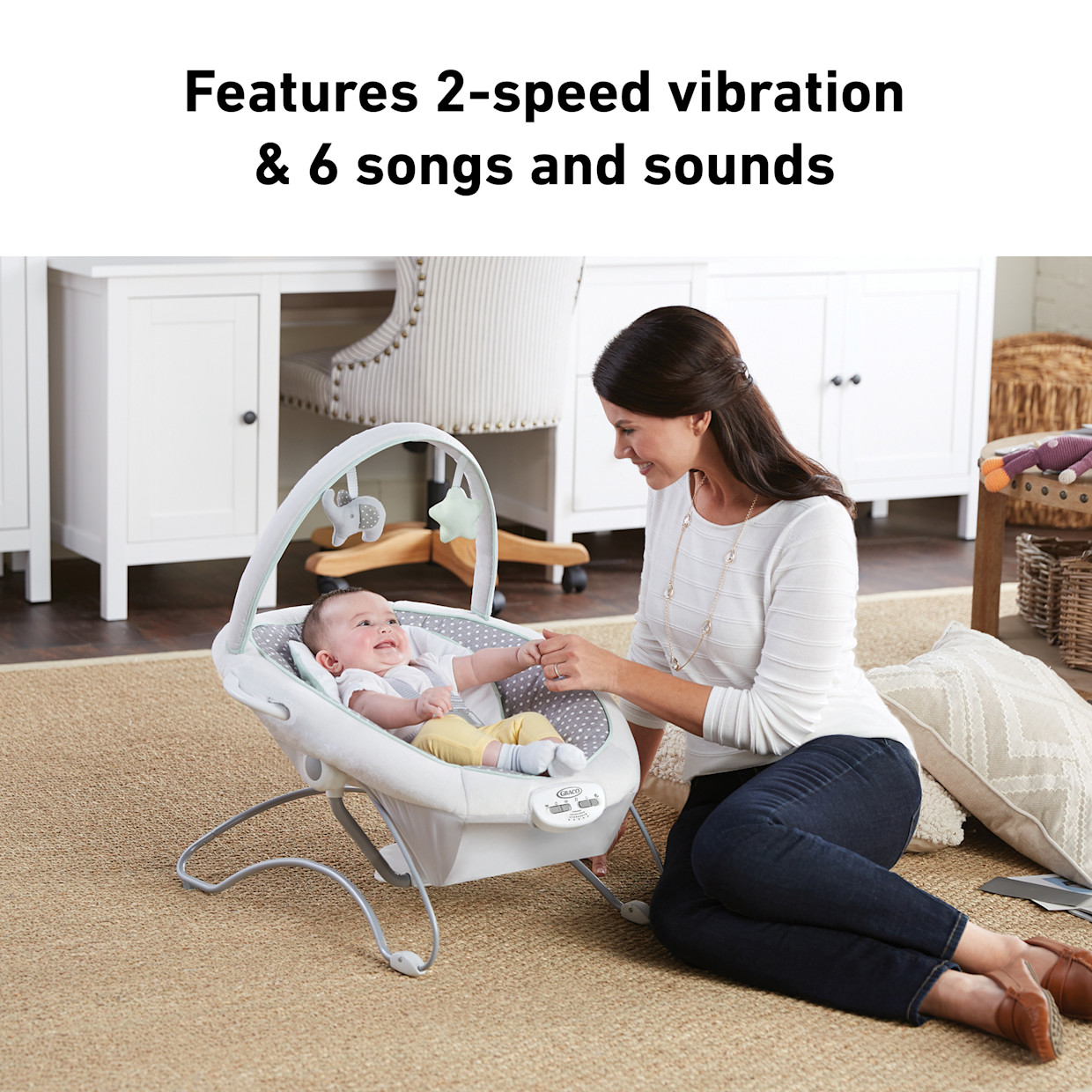 Graco Soothe 'n Sway LX Swing with Portable Bouncer - Derby.