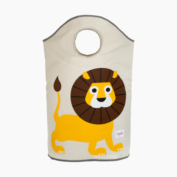 3 Sprouts Laundry Hamper - Yellow Lion.