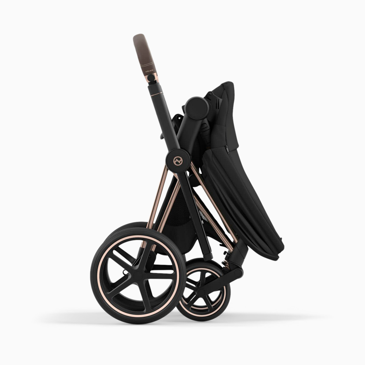 Cybex PRIAM 4 Stroller - Rose Gold/Sepia Black.