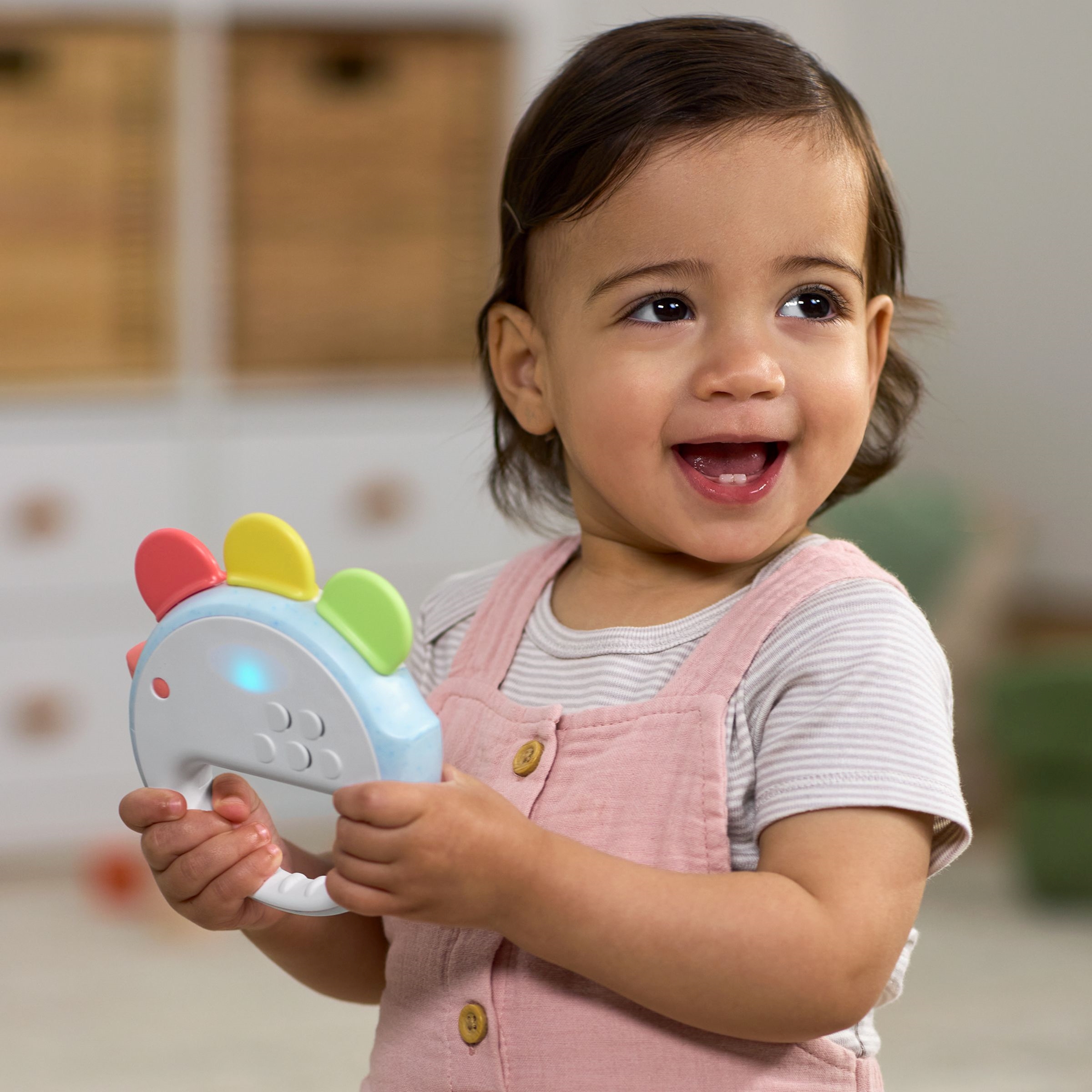 Skip Hop Farmstand Feelin' Clucky Musical Tambourine Baby Toy.