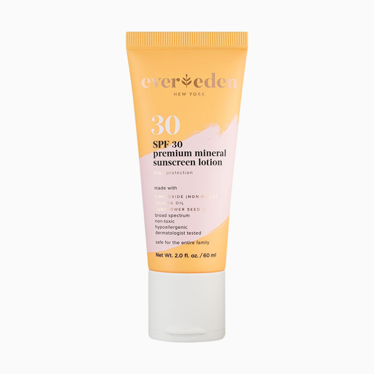 Evereden Premium Mineral Sunscreen SPF30 - Natural Cucumber, 60ml.