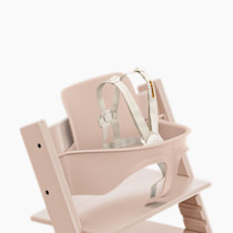Stokke Tripp Trapp Baby Set 2, Serene Pink - Ages 6-36 Months - Convert The Tripp Trapp Chair into a Comfortable High Chair - Includes Stokke Harness 2
