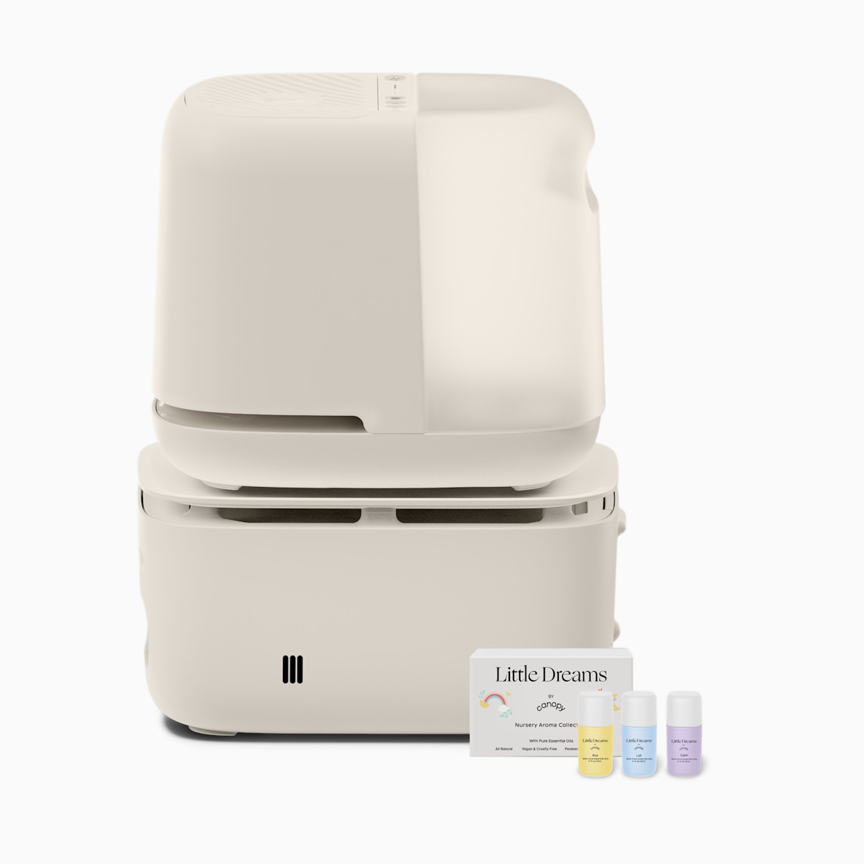 Canopy Nursery Humidifier + Air Purifier Tower - Cream.