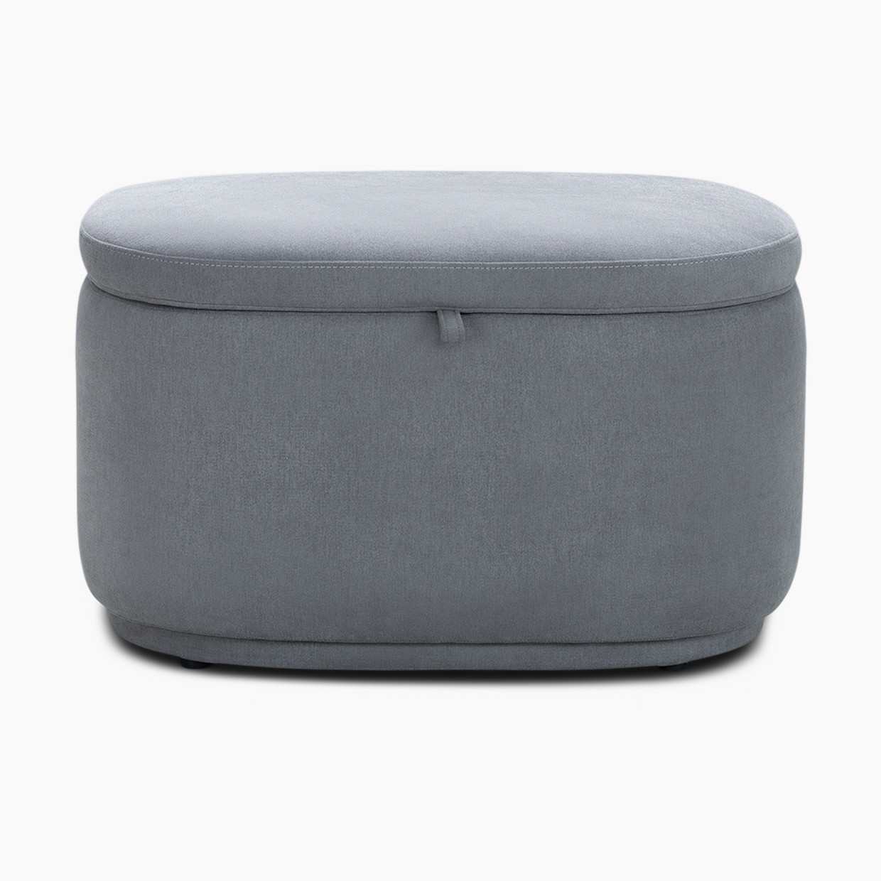 Nurture& The Storage Ottoman - Gray.