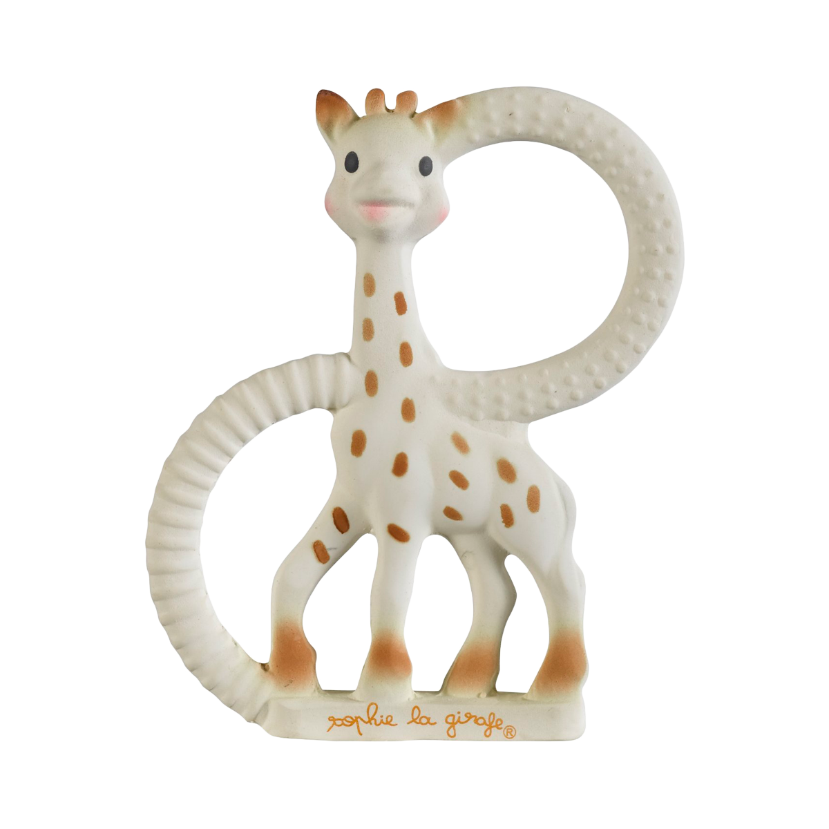 Sophie The Giraffe La Baby Natural Rubber Teether Pacifier Squeaker Vulli Opened 