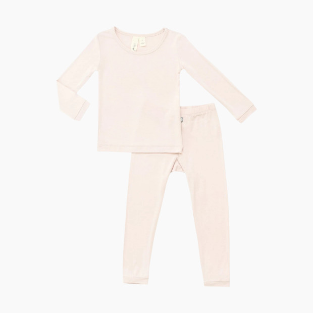 Kyte Baby Long Sleeve Toddler PJs - Blush, 2 T.