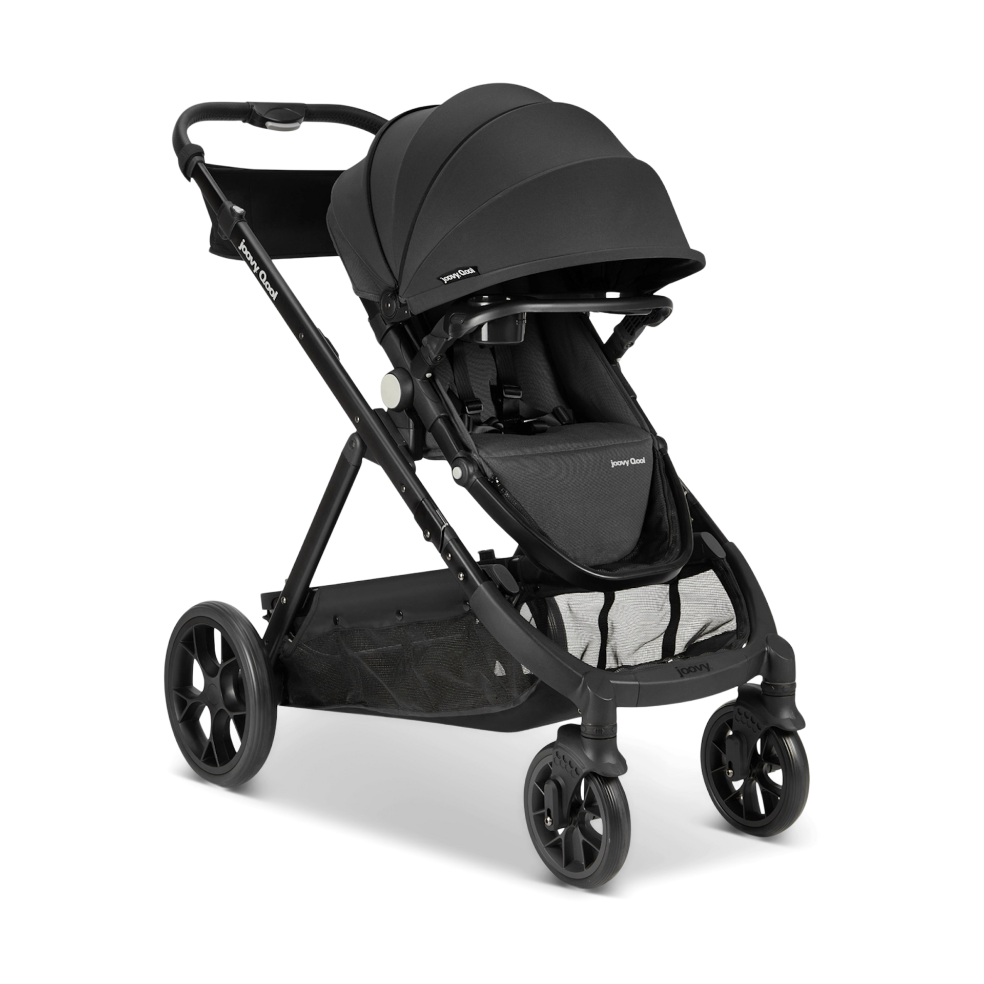 Joovy Qool Premium Single, Double, Triple Stroller - Jet.