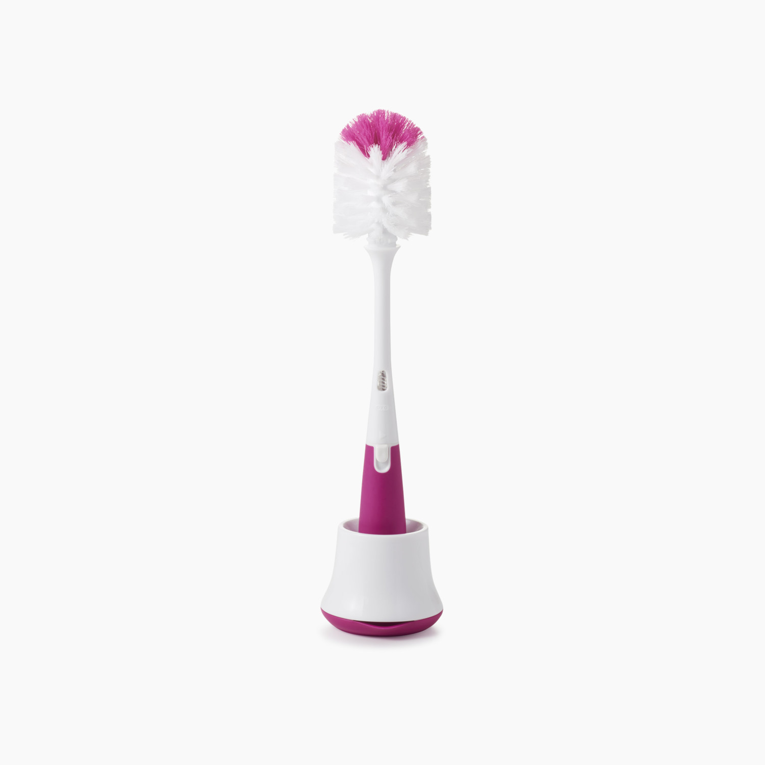 Oxo Tot Bottle Brush With Bristled Cleaner & Stand - Gray : Target