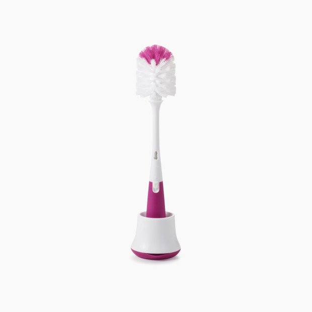 OXO Tot Bottle Brush with Stand - Pink.
