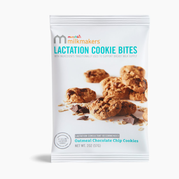 Munchkin Lactation Cookie Bites - Oatmeal Chocolate Chip, 10 | Babylist ...