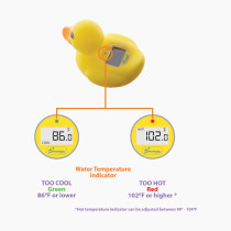 Childs Farm Baby Bath Thermometer with Duck Characters, Safe Water