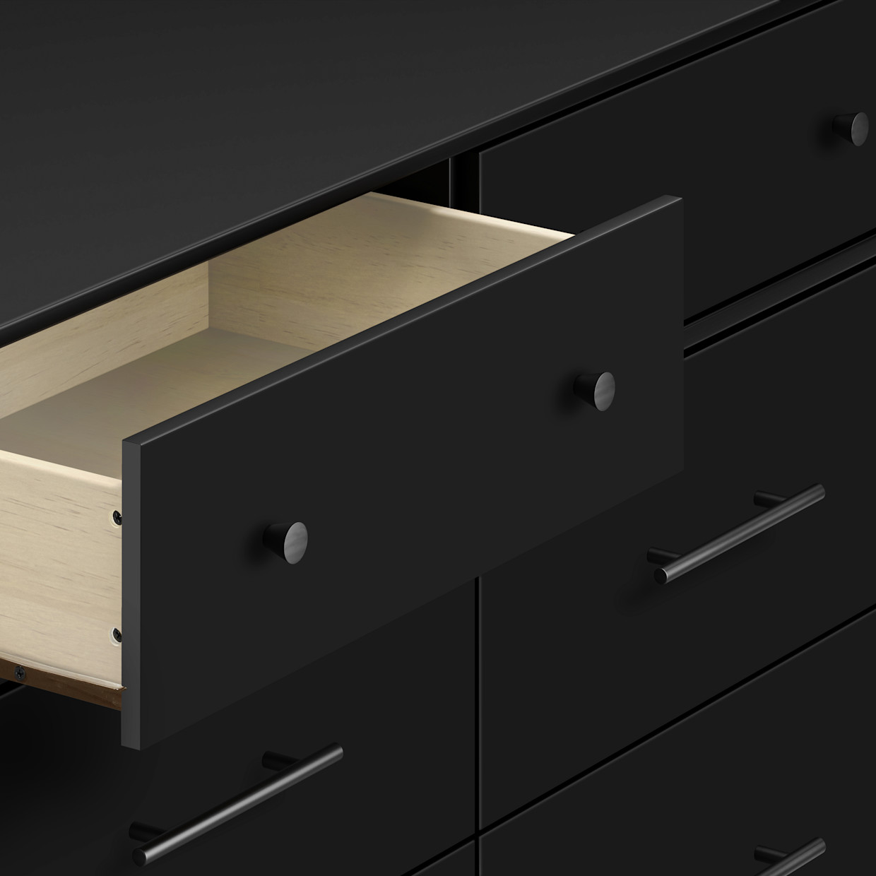 daVinci Otto 6-Drawer Dresser - Ebony.