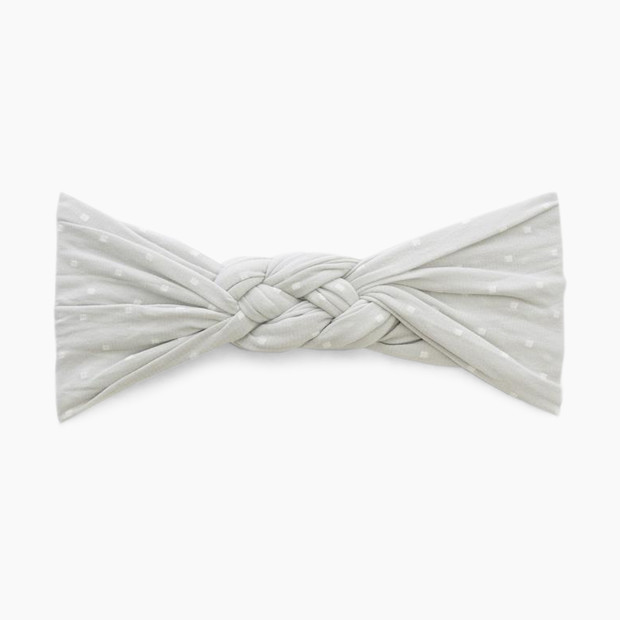 Baby Bling Sailor Knot Headband - Grey Dot.