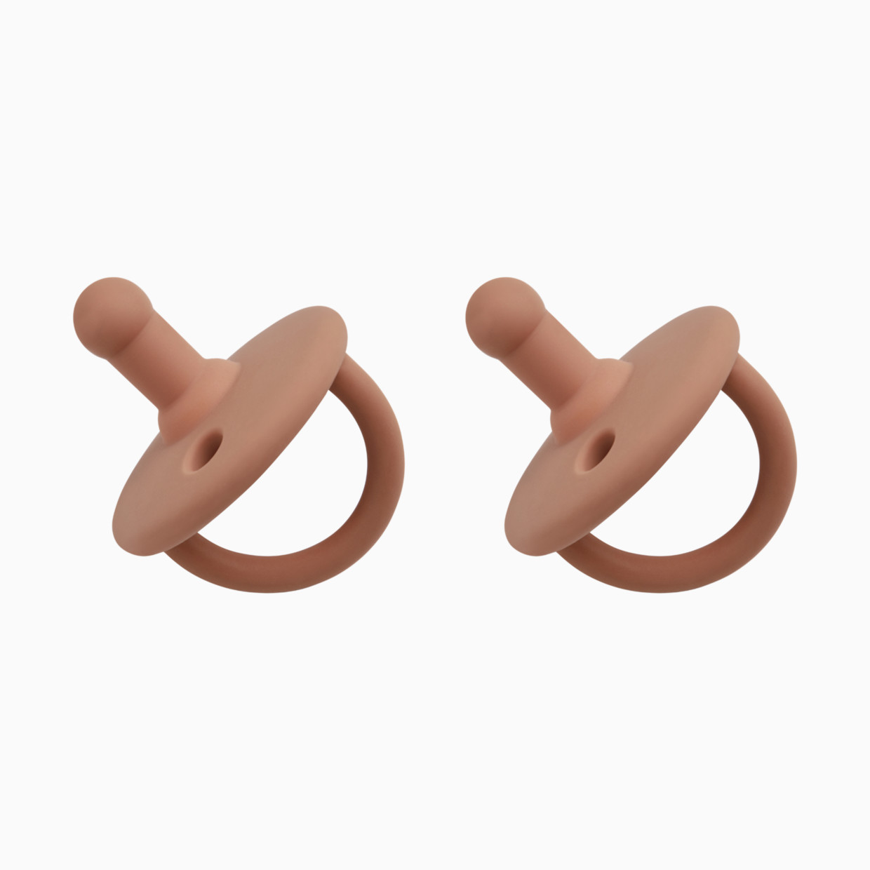 AEIOU Silicone Pacifier (2 Pack) - Clay.