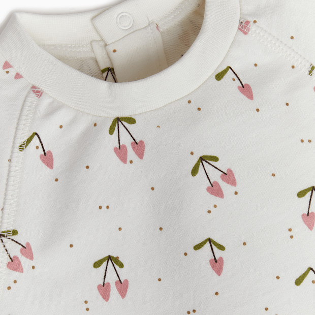 Tiny Kind Organic French Terry Sweatshirt and Jogger Set.
