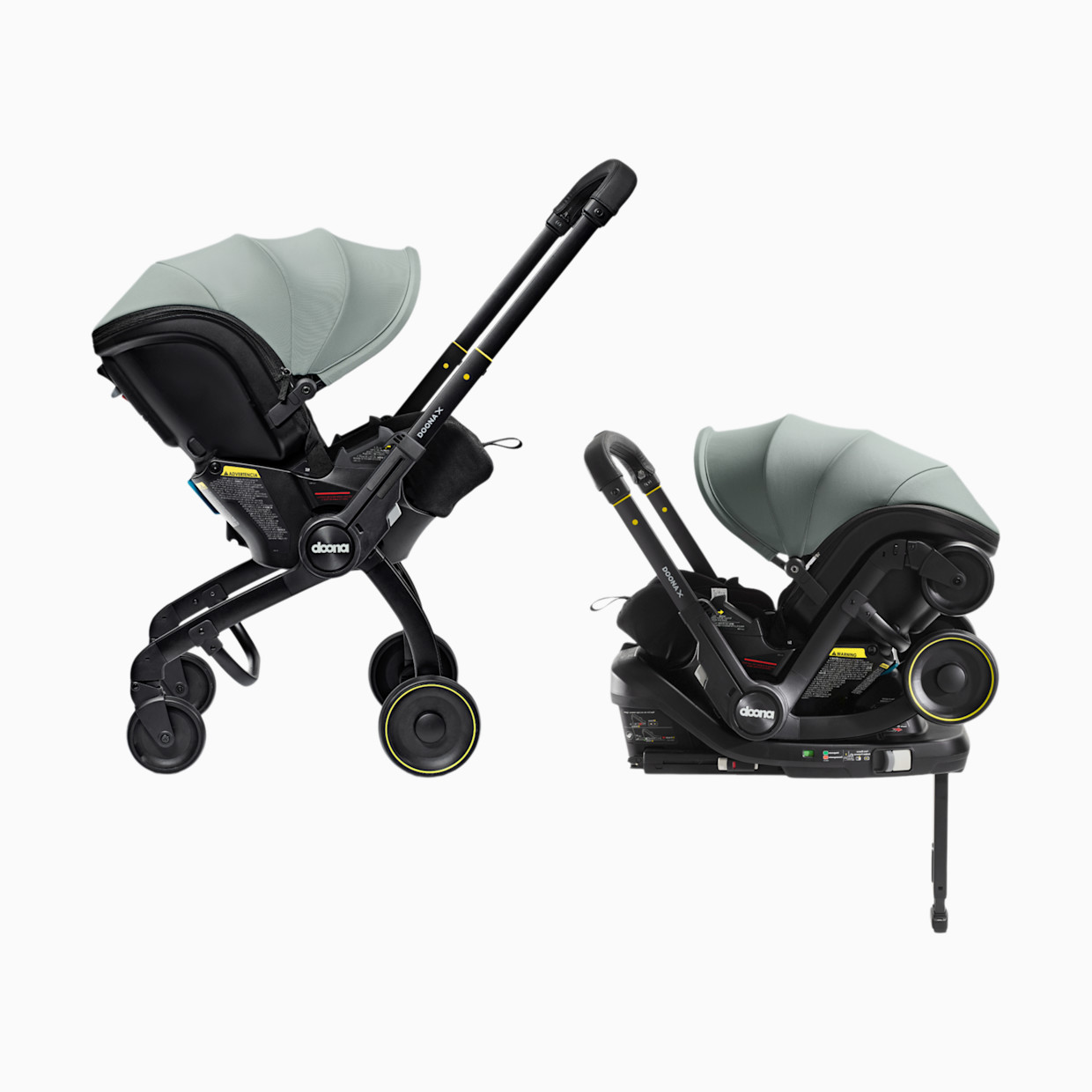 Doona Doona X Infant Car Seat & Stroller - Dusty Sage.