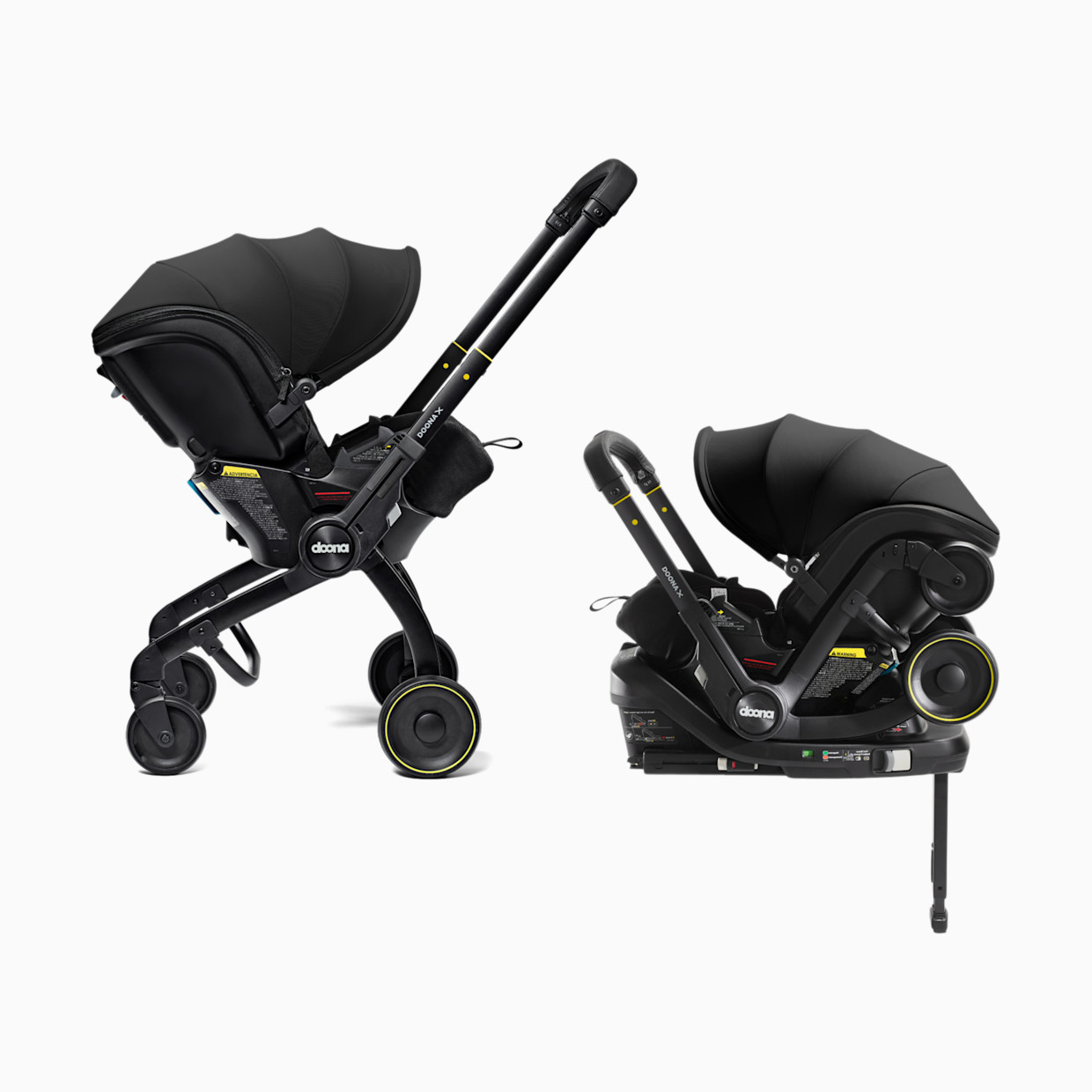 Doona Doona X Infant Car Seat & Stroller - Nitro Black.