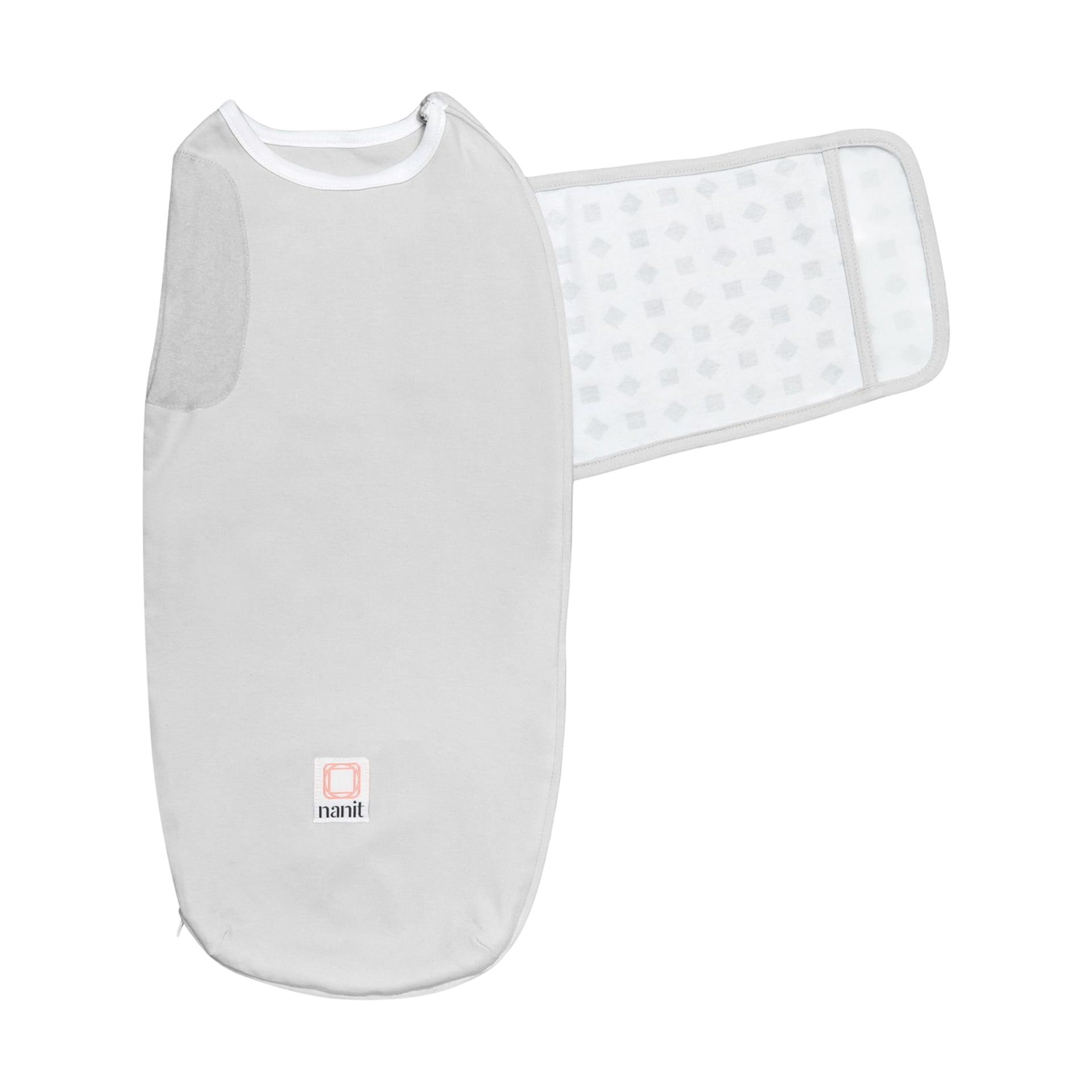 Nanit Breathing Wear Swaddle Pebble Grey, 03 Months Babylist Shop