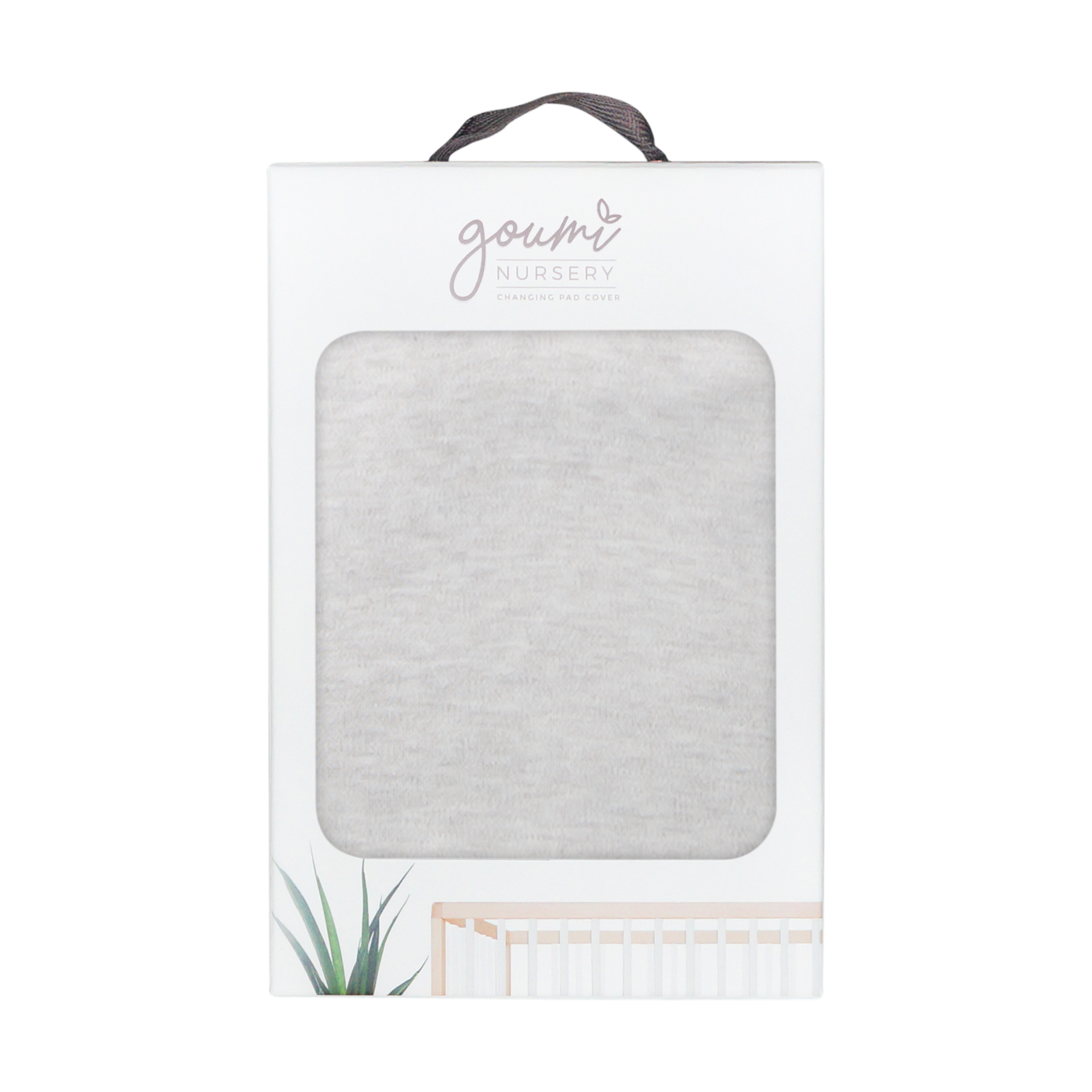 Goumi Kids Organic Changing Pad Cover Storm Gray, O/S Babylist Shop