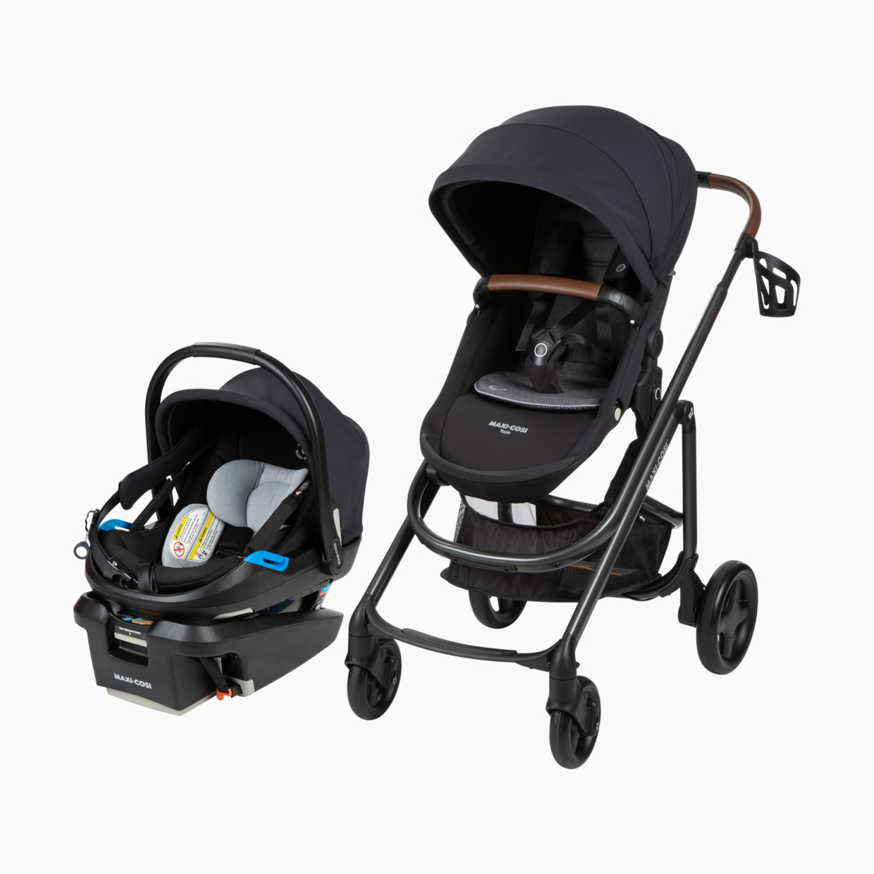 Maxi-Cosi Tayla XP Travel System with Coral XP - Essential Black.