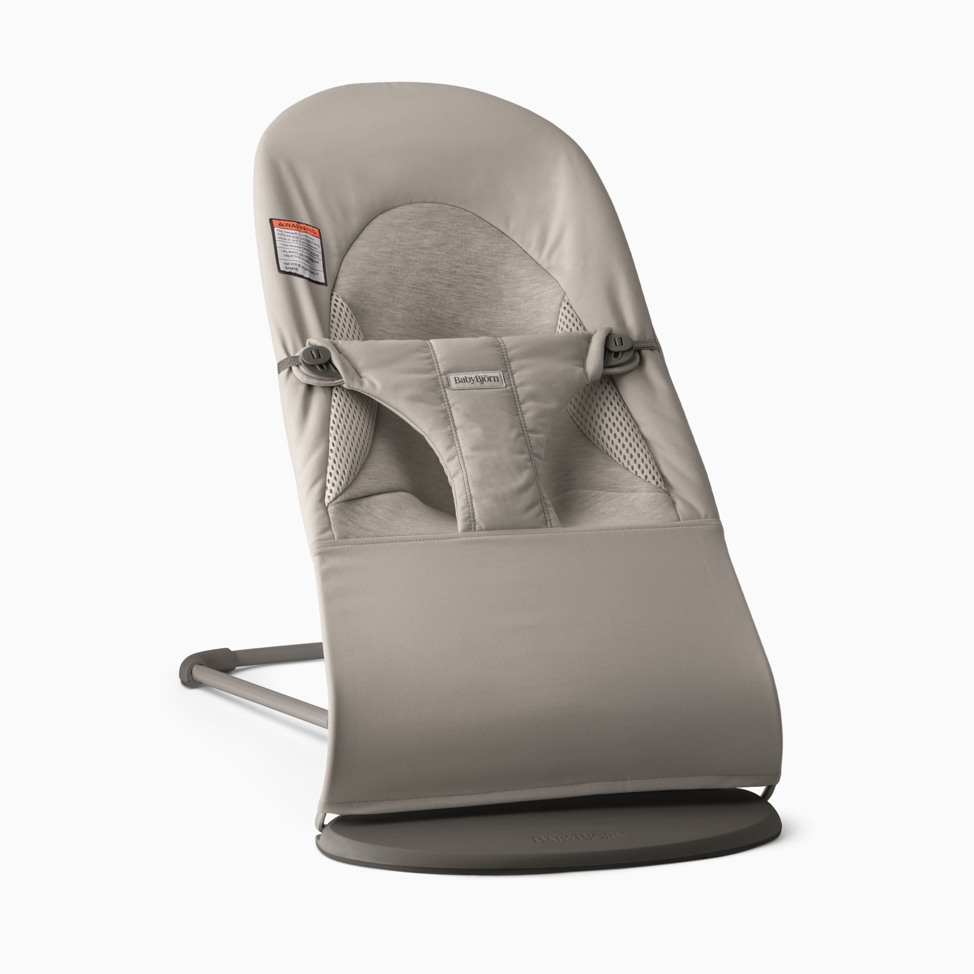 BabyBjörn Bouncer Bliss - Sand Gray Jersey | Babylist Shop