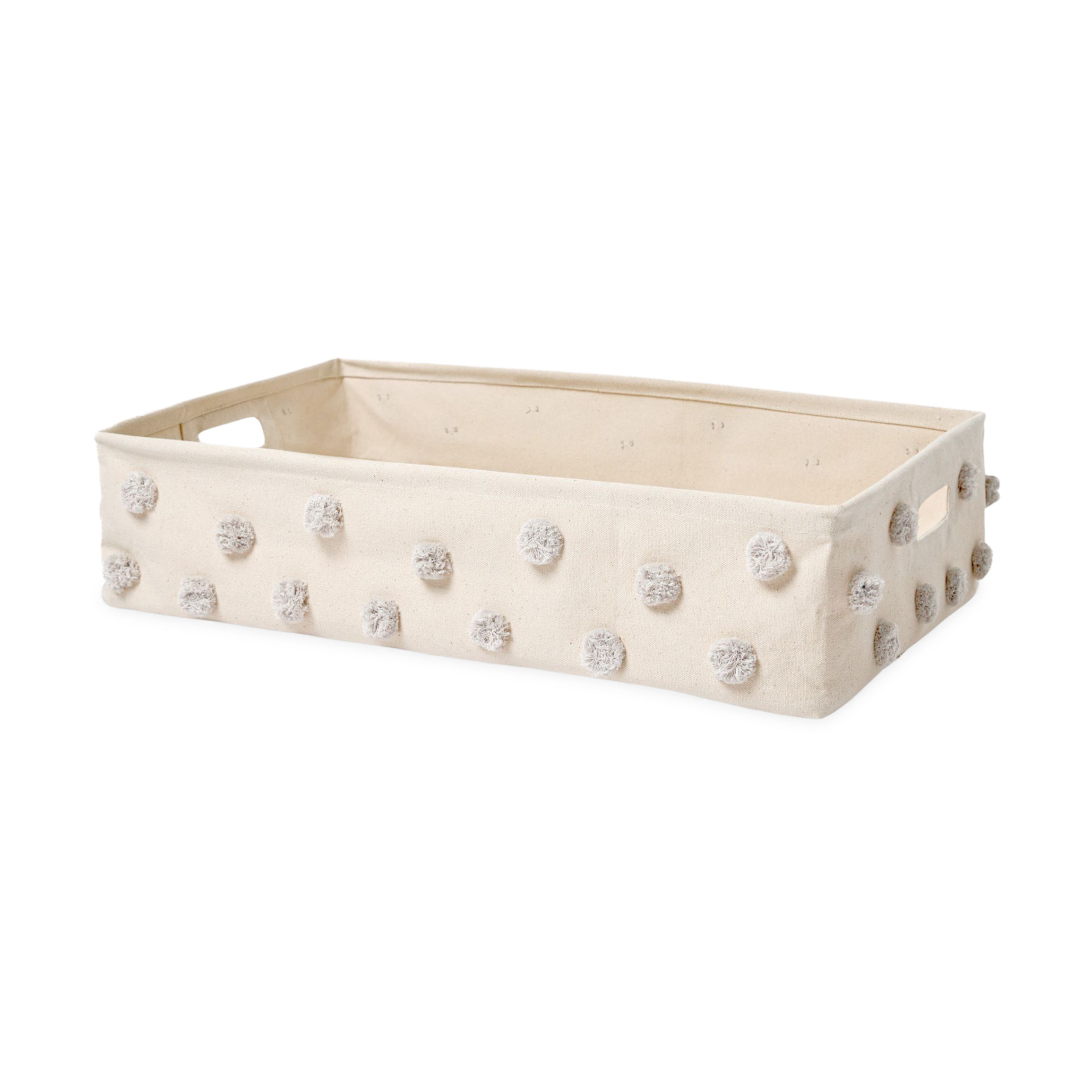 Pehr Pom Pom Hide Away Basket - Grey, Large - $64.00.