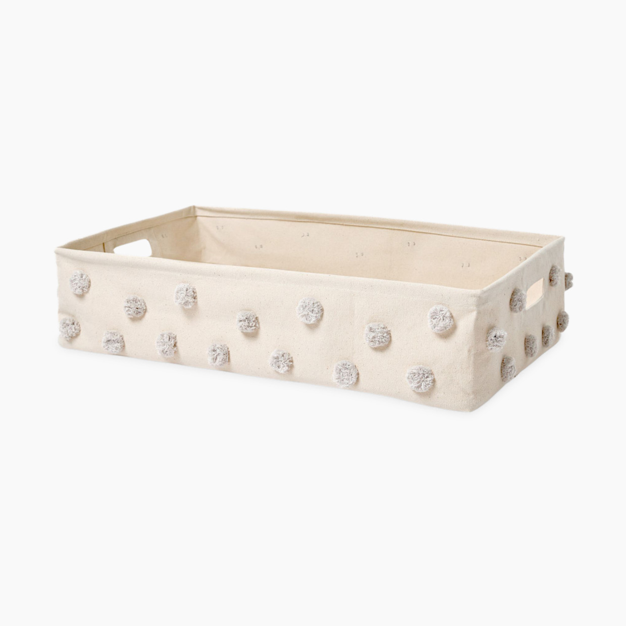 Pehr Pom Pom Hide Away Basket - Grey, Large.